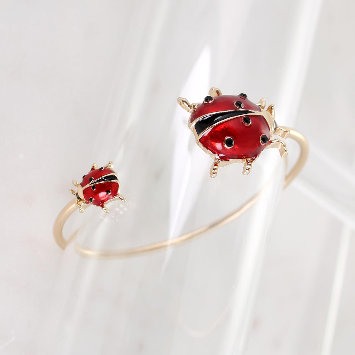 Ladybug Cuff Bracelet