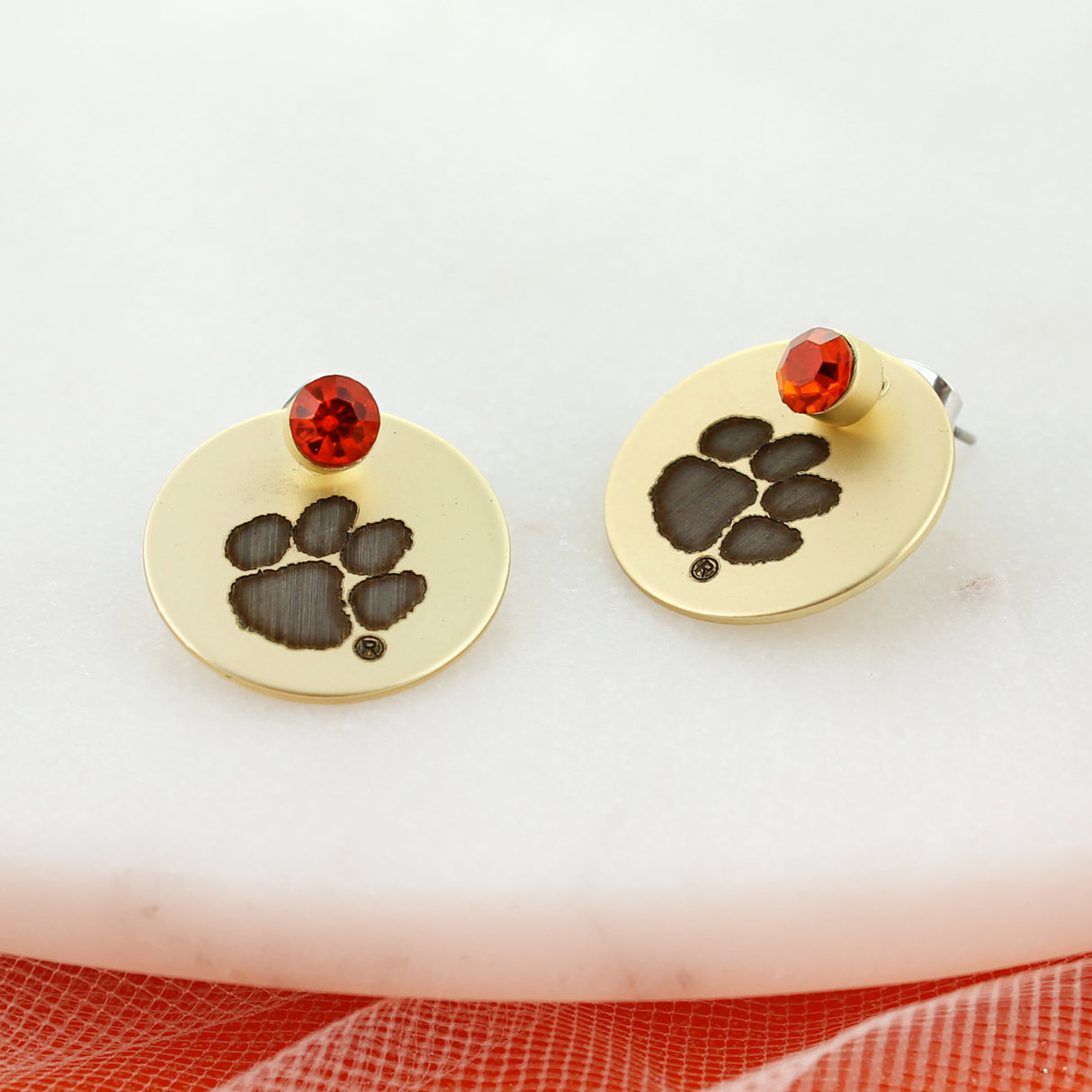 Clemson Matte Gold Gift Set