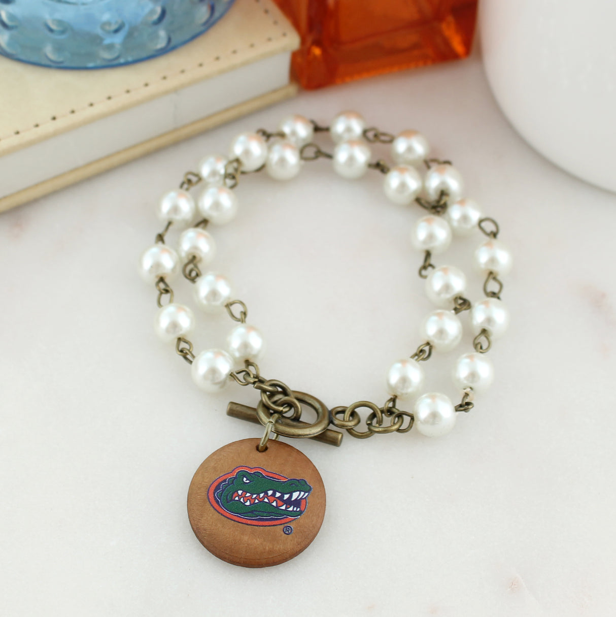 Florida Pearl & Wood Jewelry Gift Set