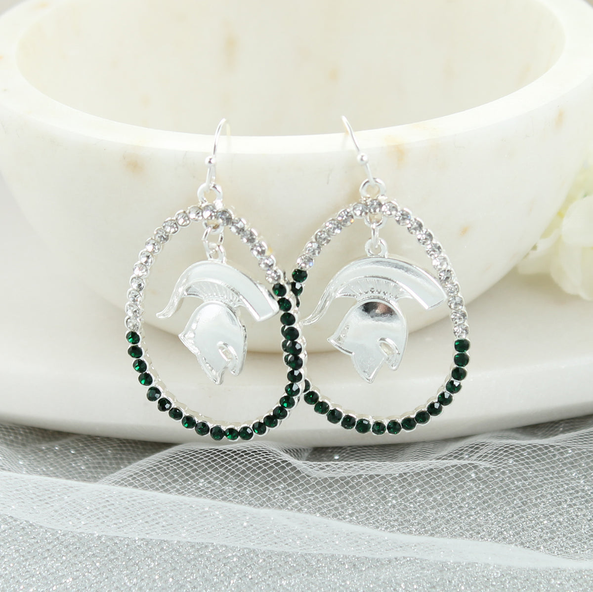 Michigan State Crystal Loop Gift Set
