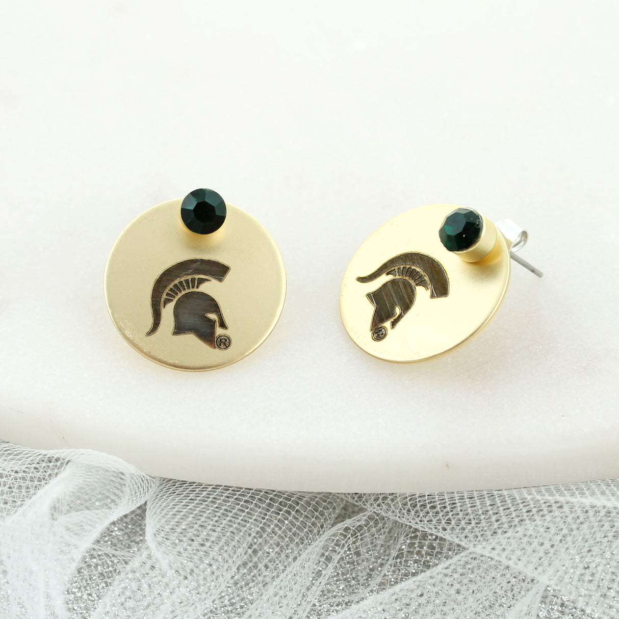 Michigan State Matte Gold Gift Set