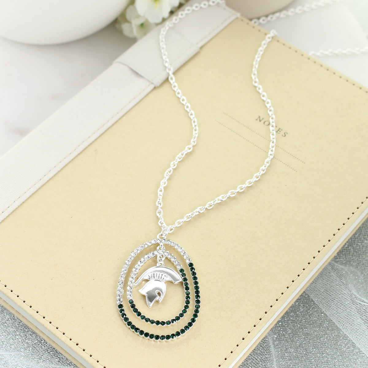 Michigan State Crystal Loop Gift Set