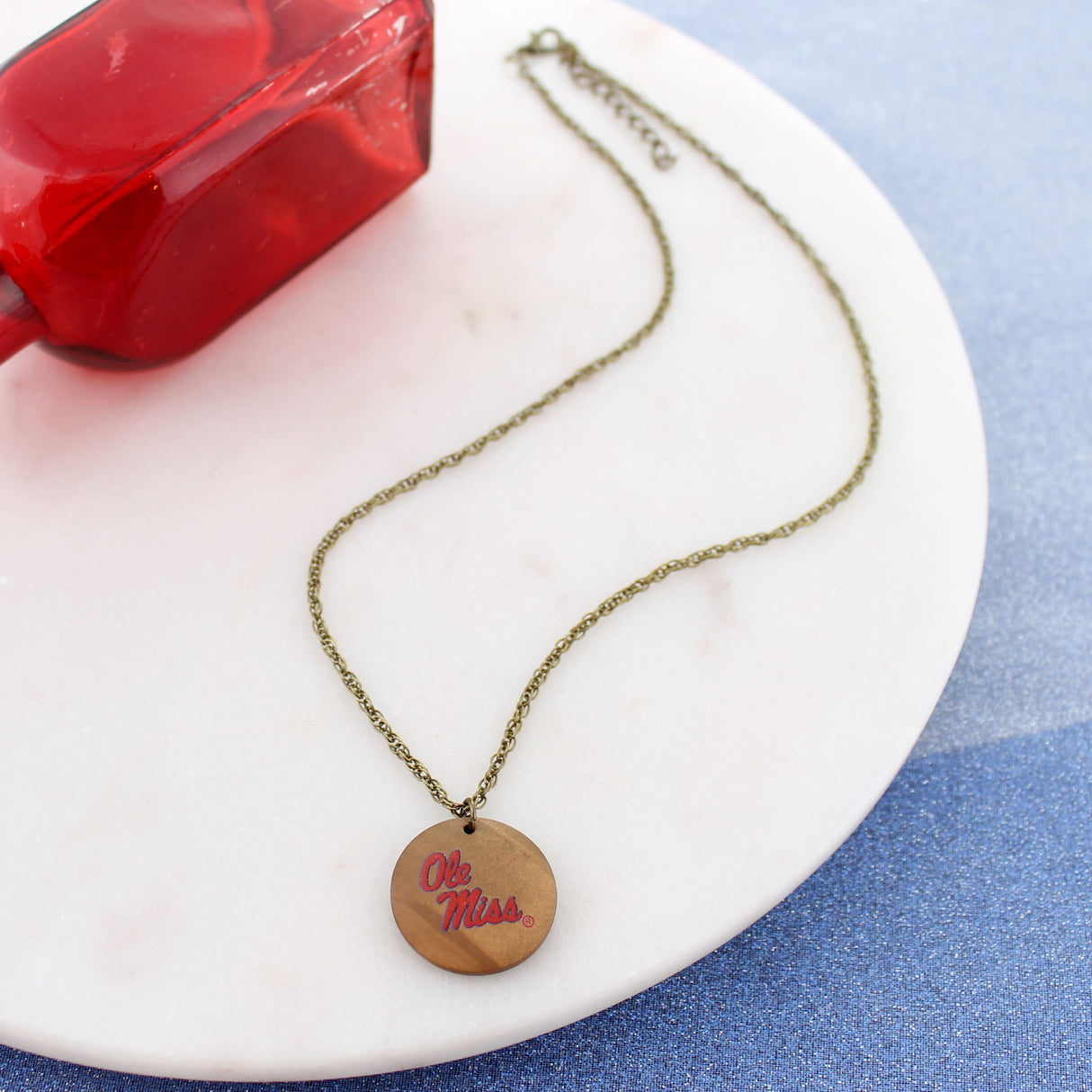 Ole Miss Pearl & Wood Jewelry Gift Set