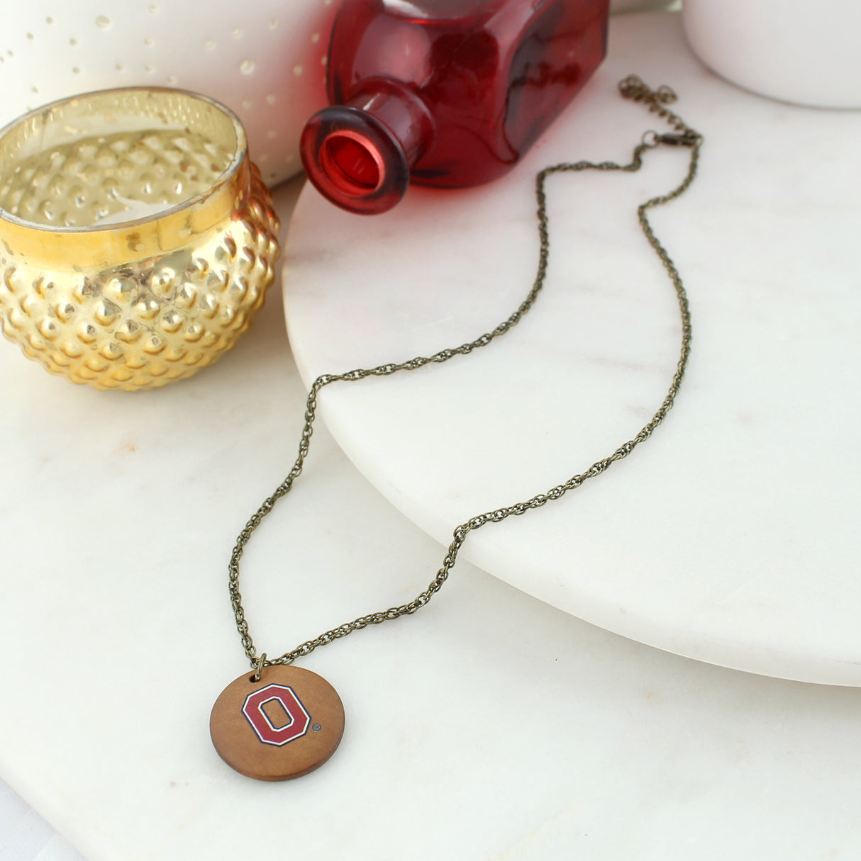 Ohio State Pearl & Wood Jewelry Gift Set