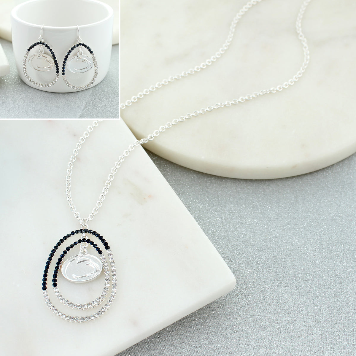 Penn State Crystal Loop Gift Set