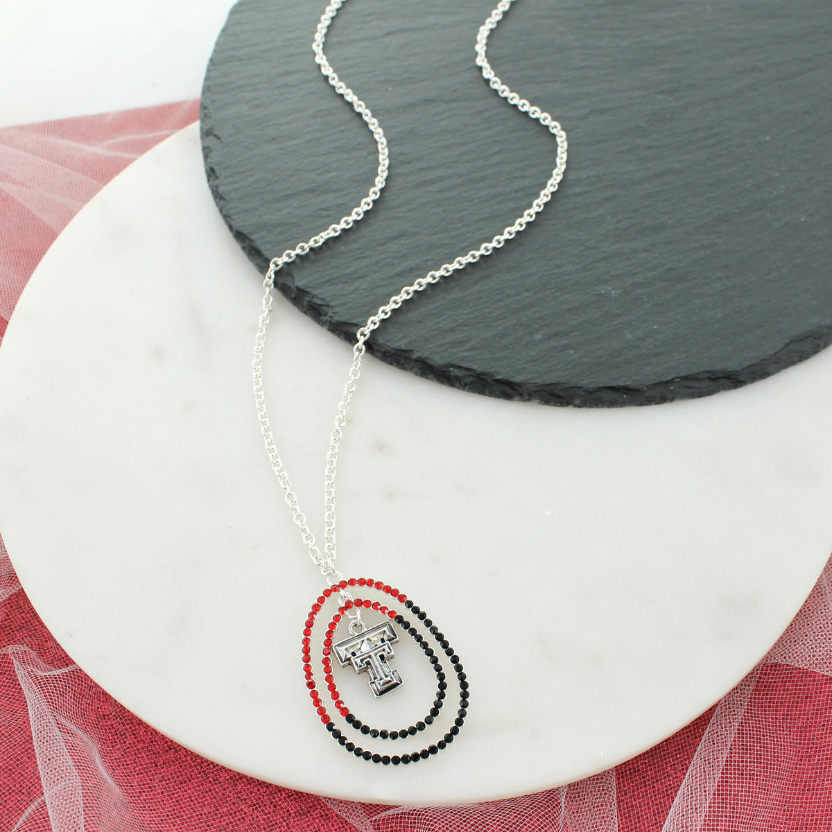 Texas Tech Crystal Loop Gift Set