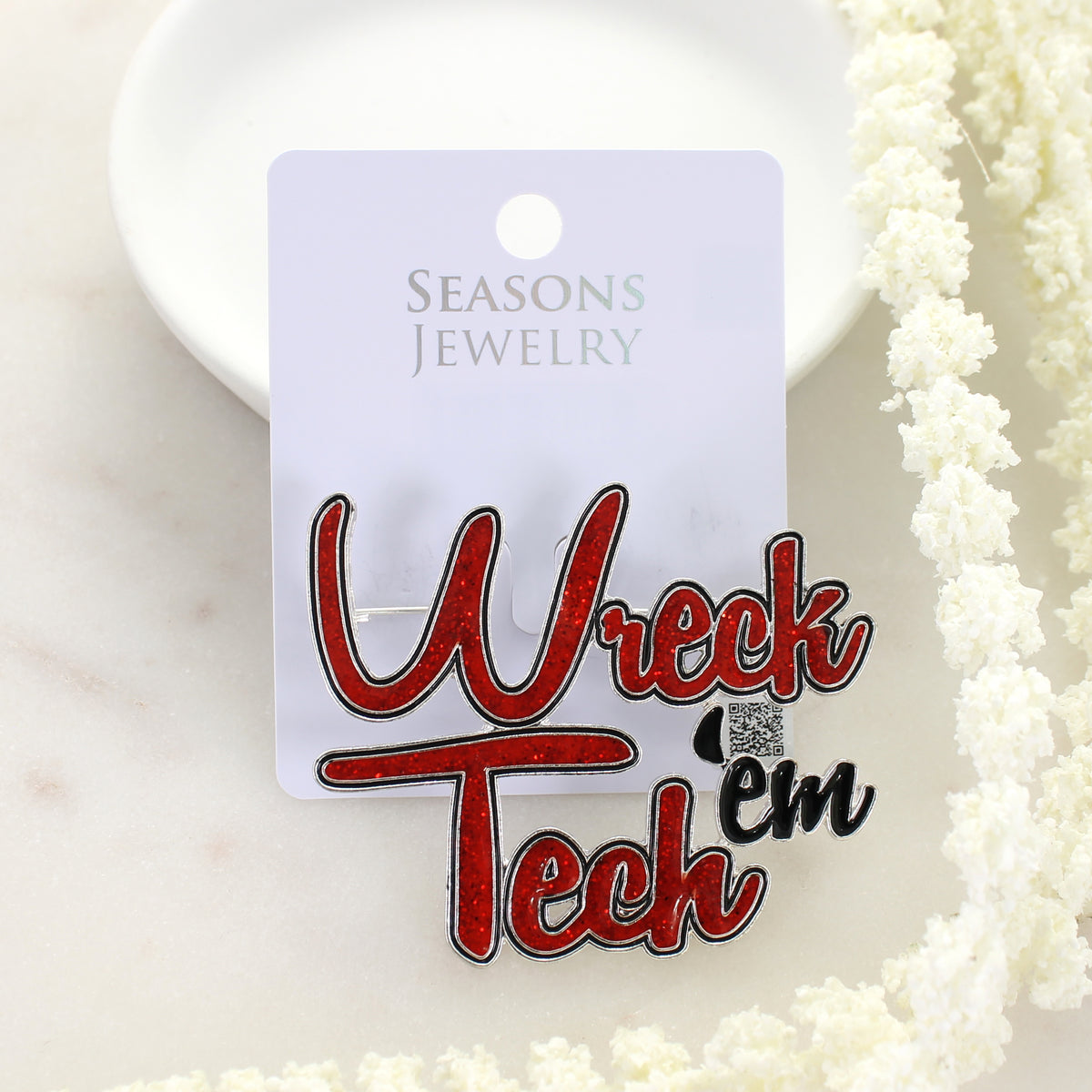 Texas Tech Slogan Pin