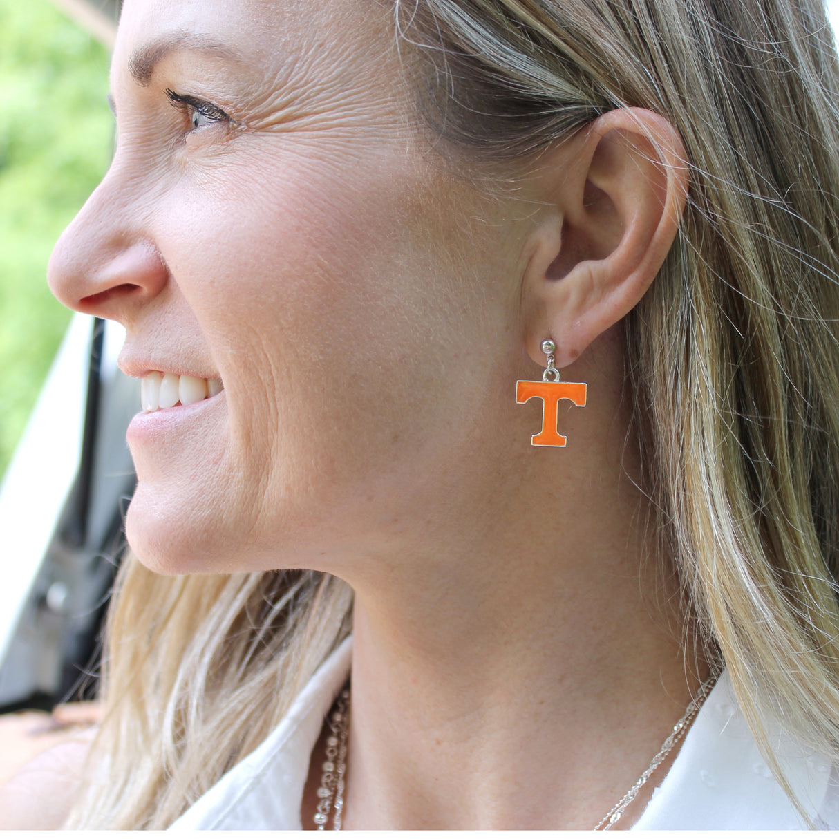 Tennessee Enamel Logo Earrings