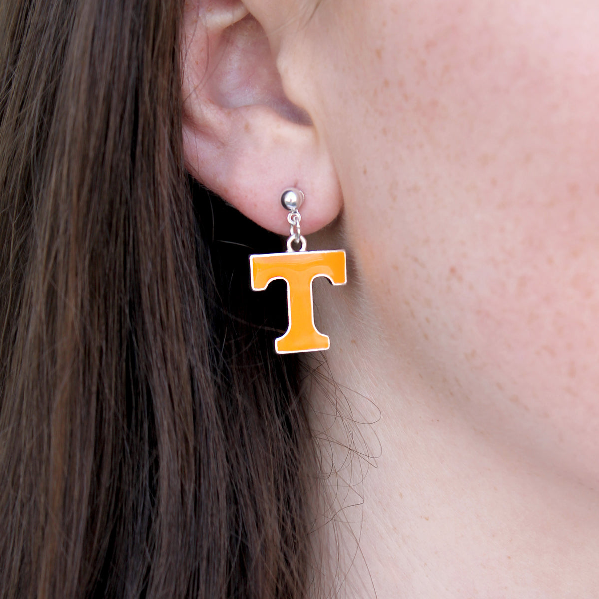 Tennessee Enamel Logo Earrings