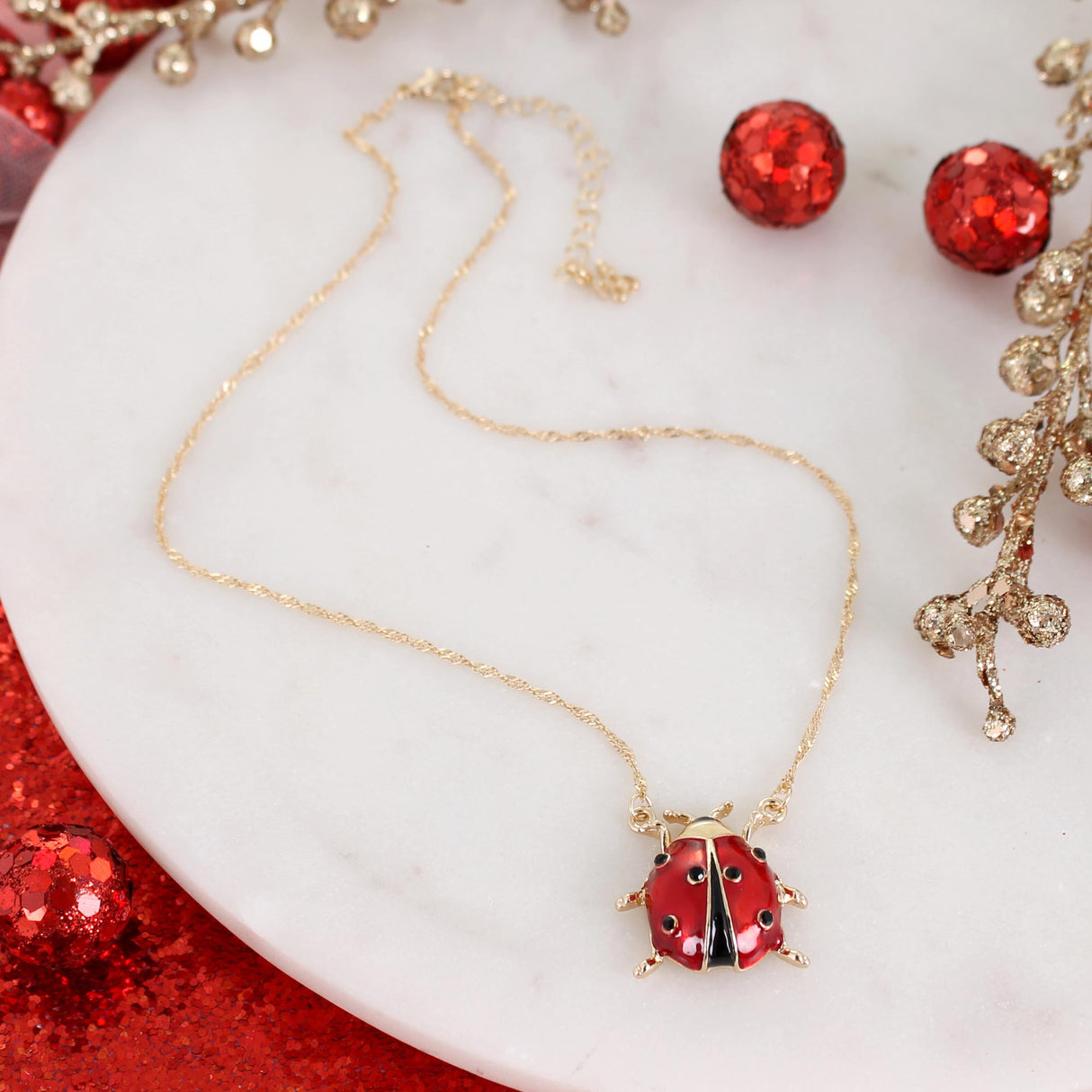 Ladybug Necklace