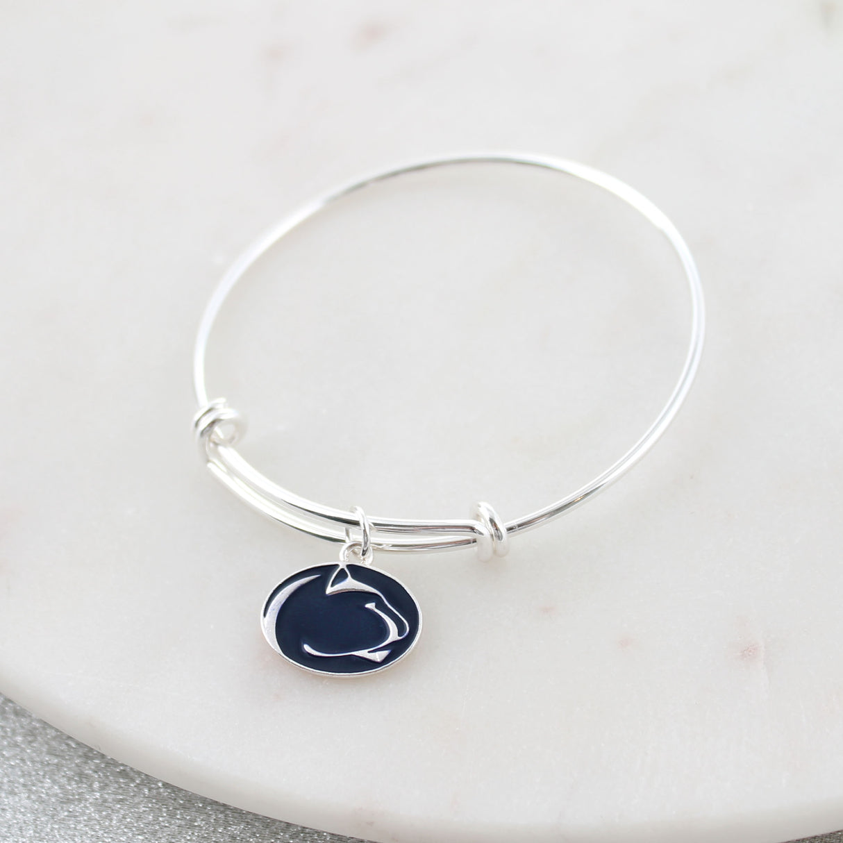 Penn State Enamel Logo Wire Bracelet