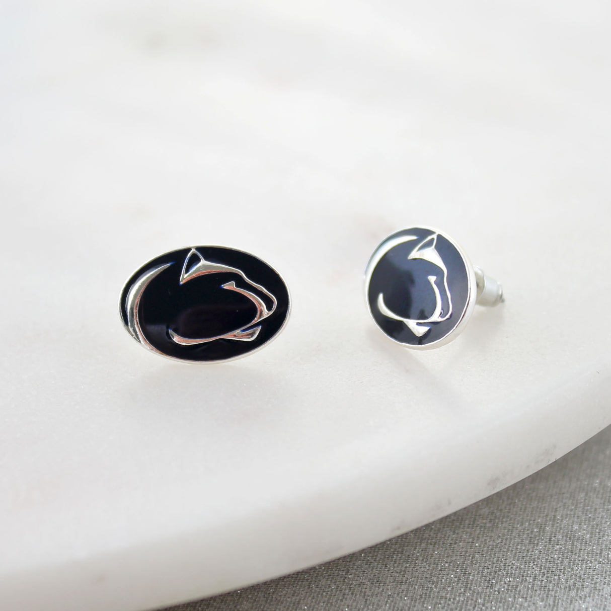 Penn State Enamel Logo Stud Earrings