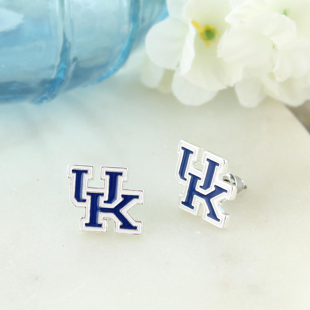 Kentucky Enamel Logo Stud Earrings