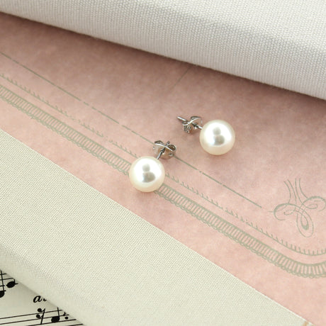 Pearl Stud Earrings