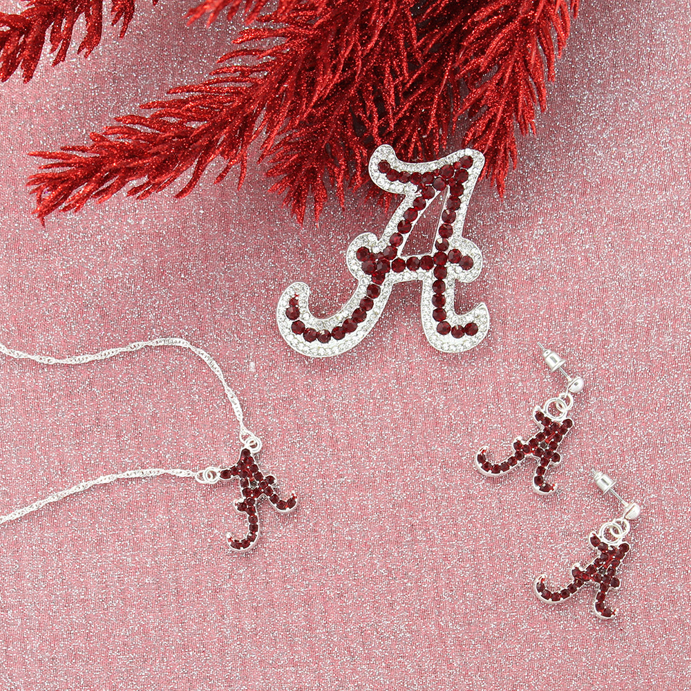 Alabama Crystal Logo Pin