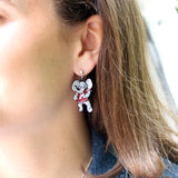 Alabama "Big Al" Crystal Logo Earrings