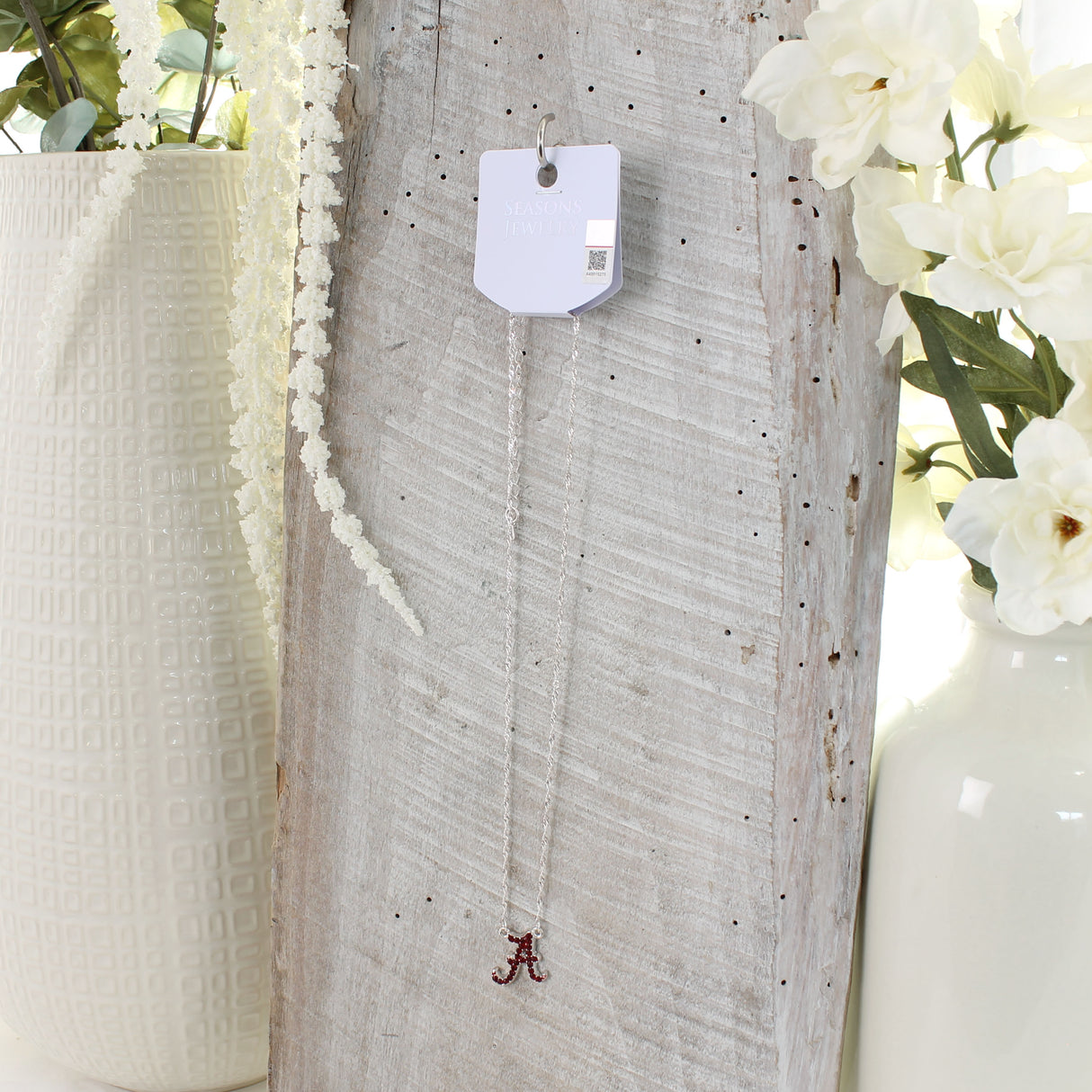 Alabama Crystal Logo Necklace