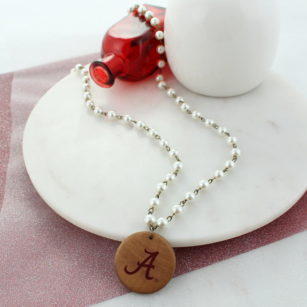 Alabama Pearl & Wood Jewelry Gift Set