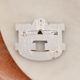 Auburn Crystal Logo Convertible Pin/Pendant