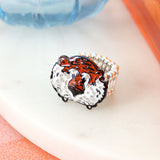 Auburn Aubie Stretch Ring