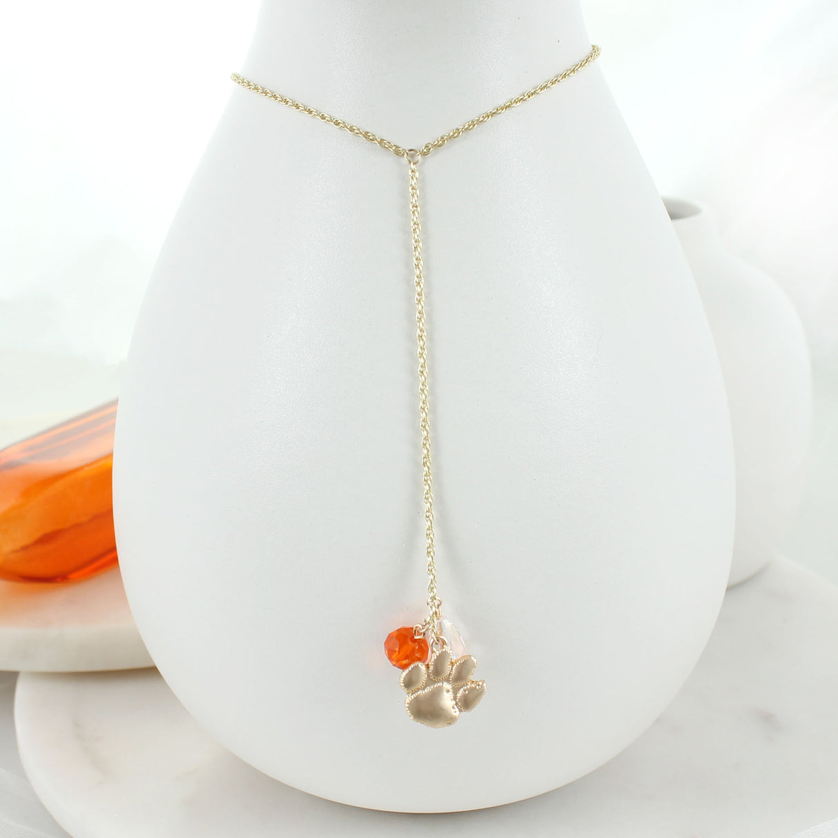 Clemson Matte Gold Gift Set