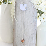 Clemson Logo Disc & Slogan Cluster Convertible Necklace
