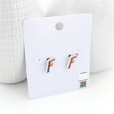 Florida Enamel Logo Stud Earrings