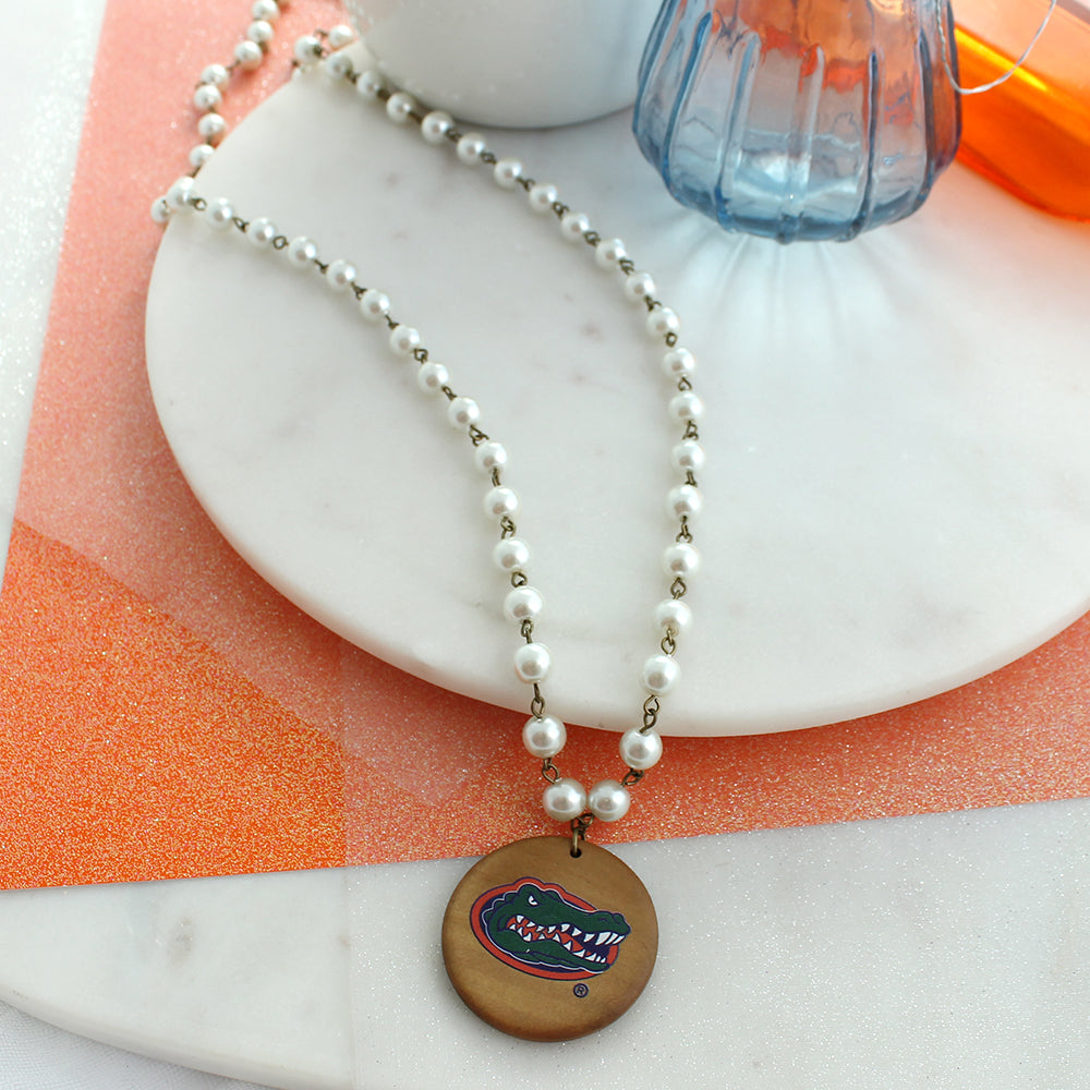 Florida Pearl & Wood Jewelry Gift Set