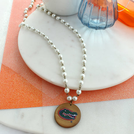 Florida Pearl & Wood Jewelry Gift Set