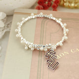 Florida State Enamel Logo & Pearl Gift Set