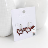 Florida State Slogan Earrings
