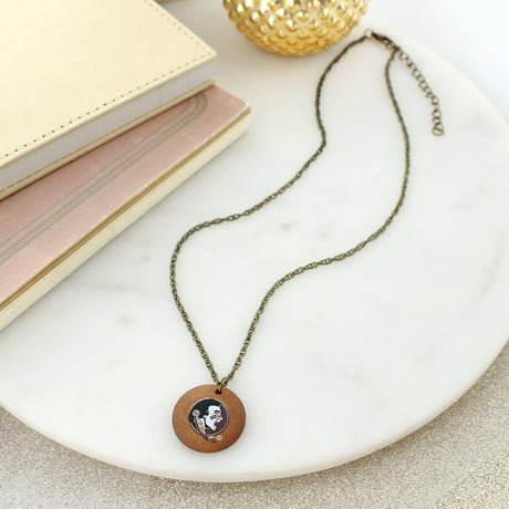 Florida State Pearl & Wood Jewelry Gift Set