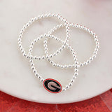 Georgia Glitter Enamel Stretch Bracelet Set