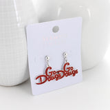 Georgia Slogan Earrings