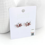 South Carolina Enamel Logo Stud Earrings