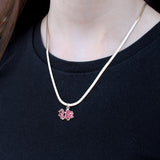 South Carolina Gold & Enamel Logo Necklace