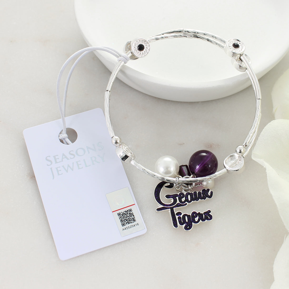 LSU Slogan Bracelet