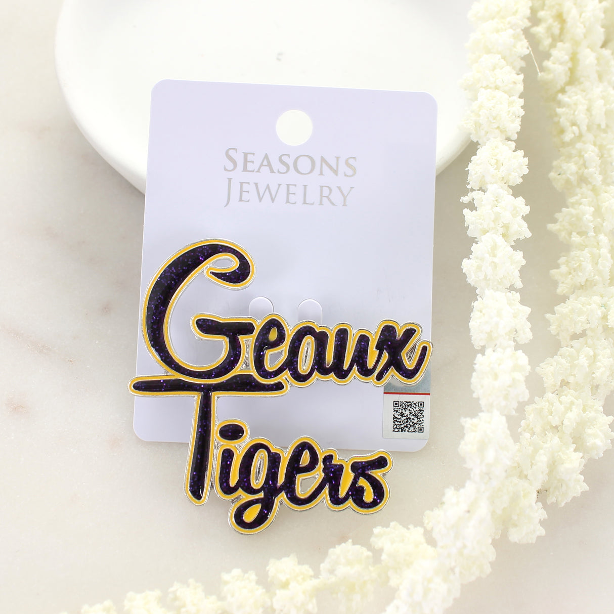 LSU Slogan Pin