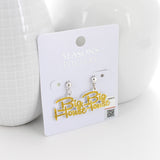 Michigan Slogan Earrings
