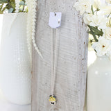 18 - 36” Michigan Logo Disc & Slogan Cluster Convertible Necklace