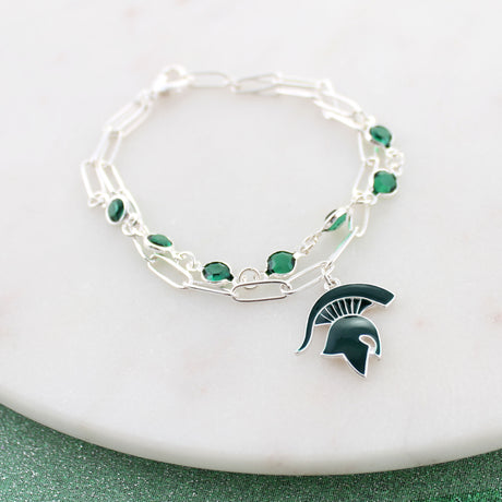 Michigan State Paperclip Chain Gift Set