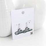 Michigan State Slogan Earrings
