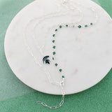 Michigan State Paperclip Chain Gift Set