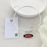 Mississippi Enamel Logo Wire Bracelet