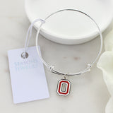 Ohio State Enamel Logo Wire Bracelet