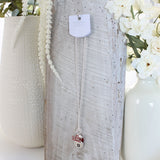 Ohio State Logo Disc & Slogan Cluster Convertible Necklace