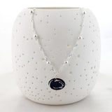 Penn State Glitter Enamel Logo Necklace