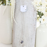 18 - 36" Penn State Logo Disc & Slogan Cluster Convertible Necklace