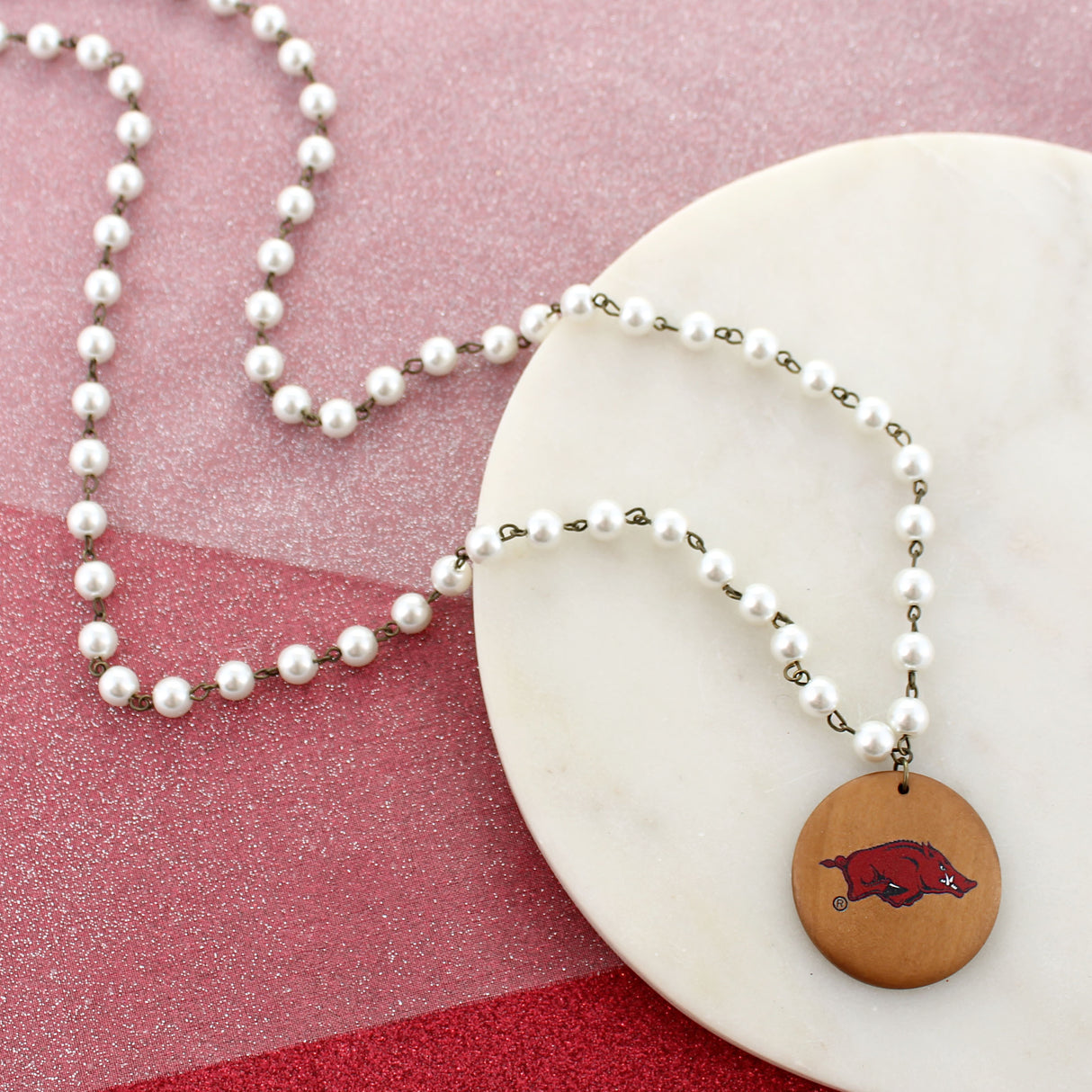 Arkansas Pearl & Wood Jewelry Gift Set