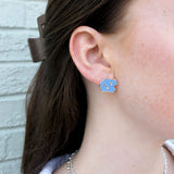 North Carolina Enamel Logo Stud Earrings